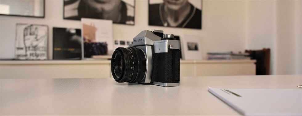 Professional camera used for client photography work