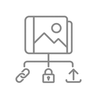 An album with flexible sharing controls